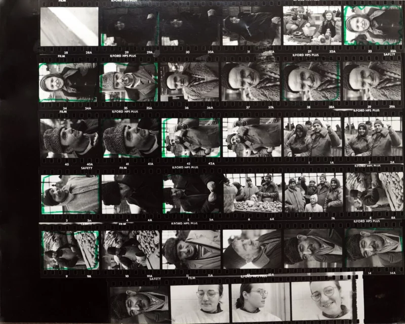 film contact sheet example