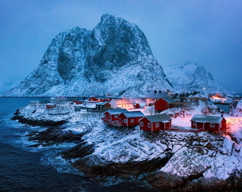 07 Reine Dusk Panorama