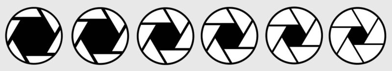 aperture sizes