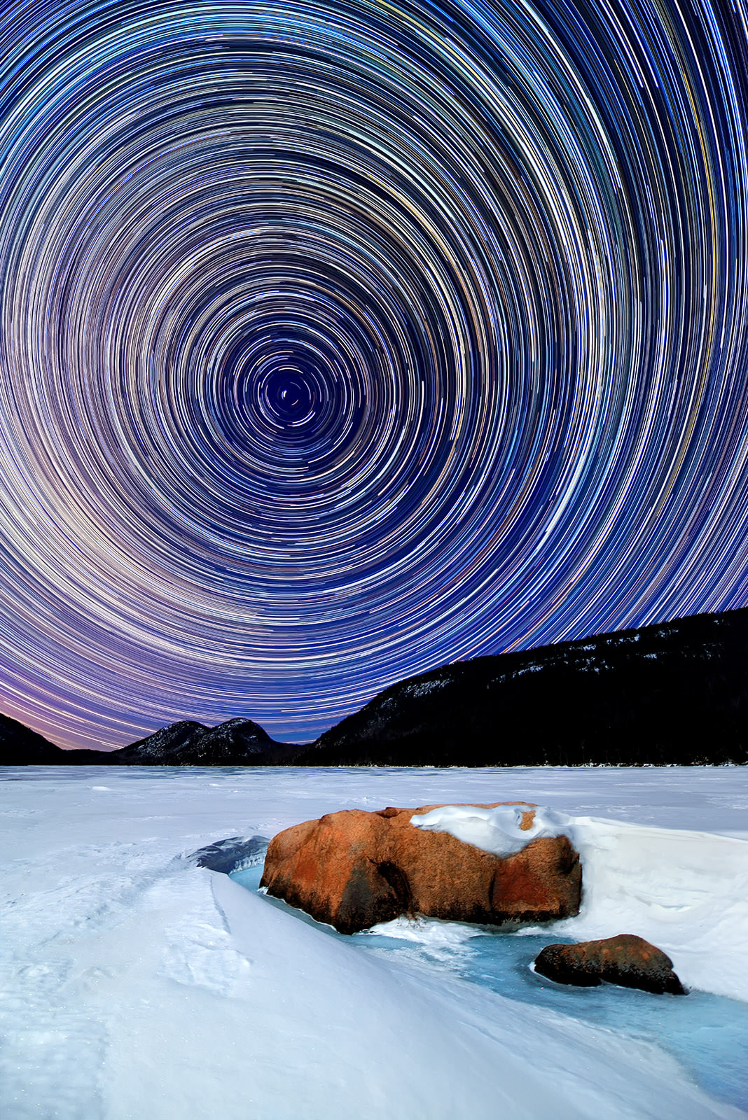 jeremy gray landscape guide jordan pond star trails