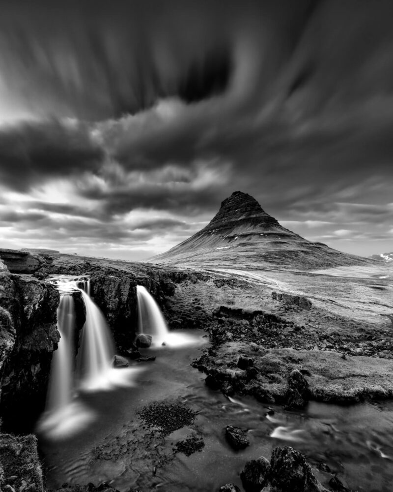 jeremy gray landscape guide kirkjufell bw vertical 1