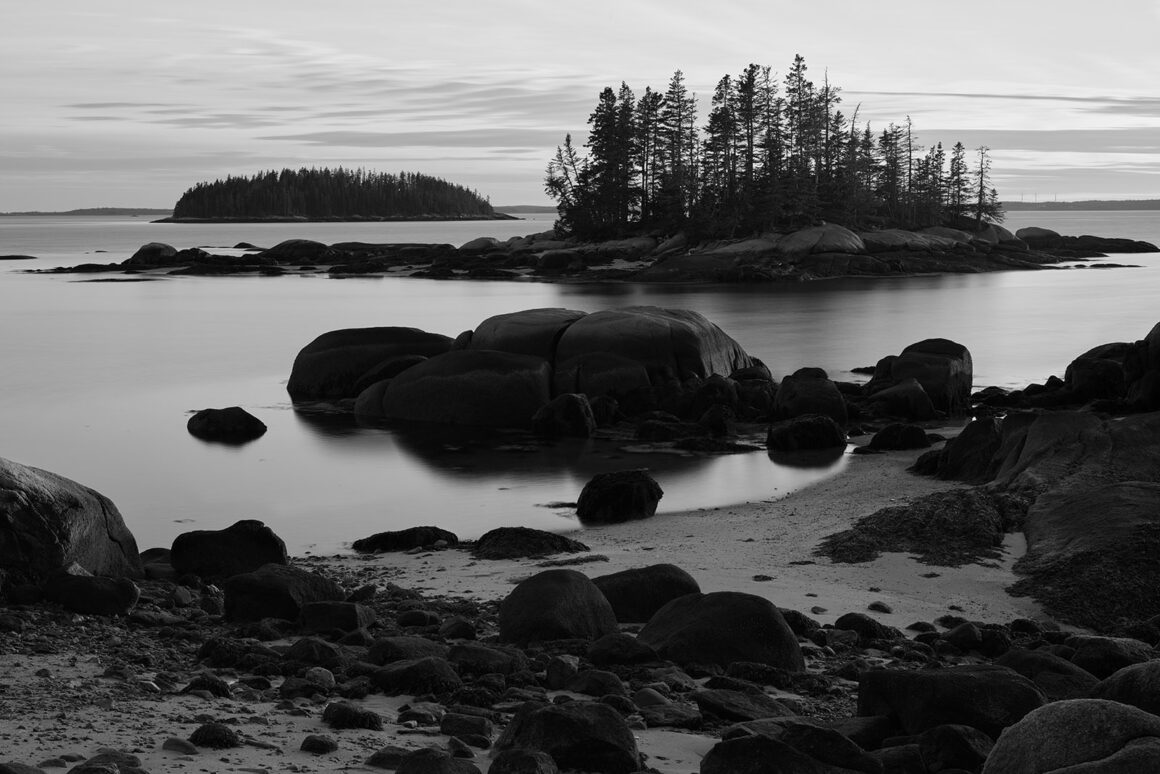 jeremy gray landscape guide sand beach stonington bw focus stack