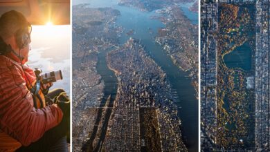 Açık Kapılı Helikopterden Çekilen Manhattan'ın İnanılmaz Fotoğrafları 44 Manhattan From Above