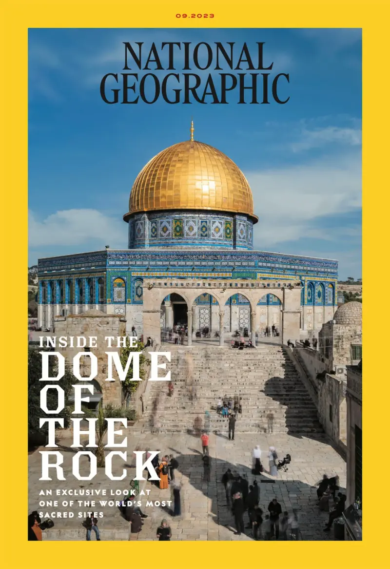 nat geo dome of the rock cover september 2023