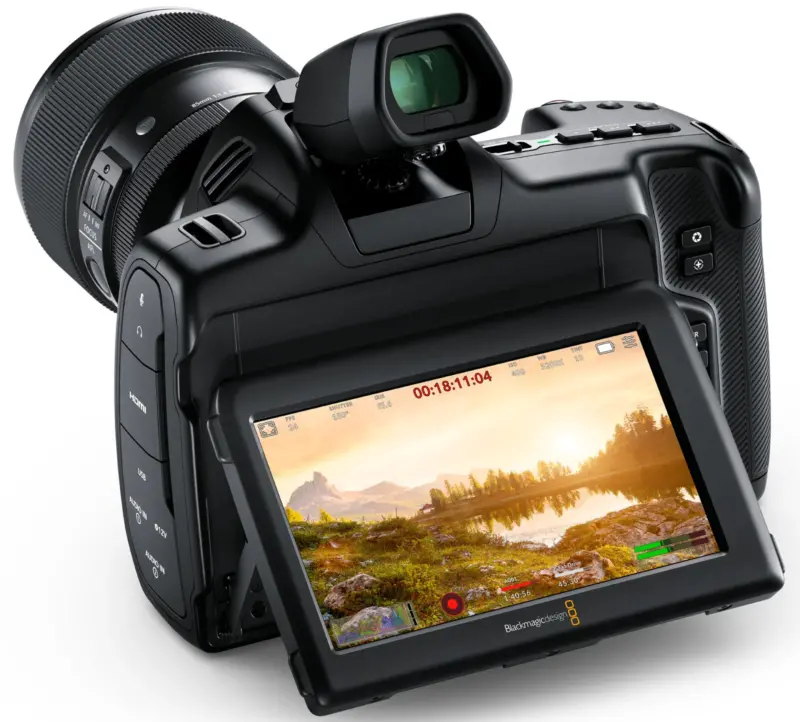 Blackmagic Cinema Camera 6K Rear LCD