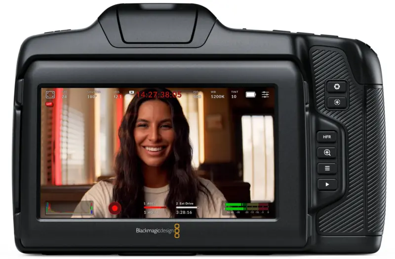 Blackmagic Cinema Camera 6k Heads Up Display