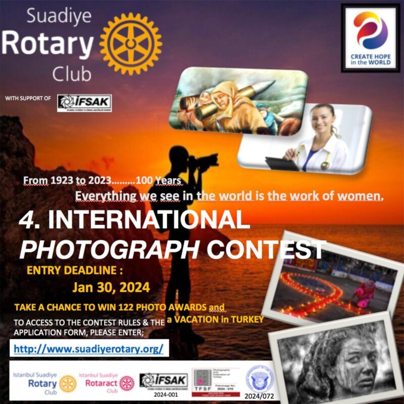 Istanbul Suadiye Rotary Kulubu IFSAK 4. Uluslararasi Fotograf Yarismasi