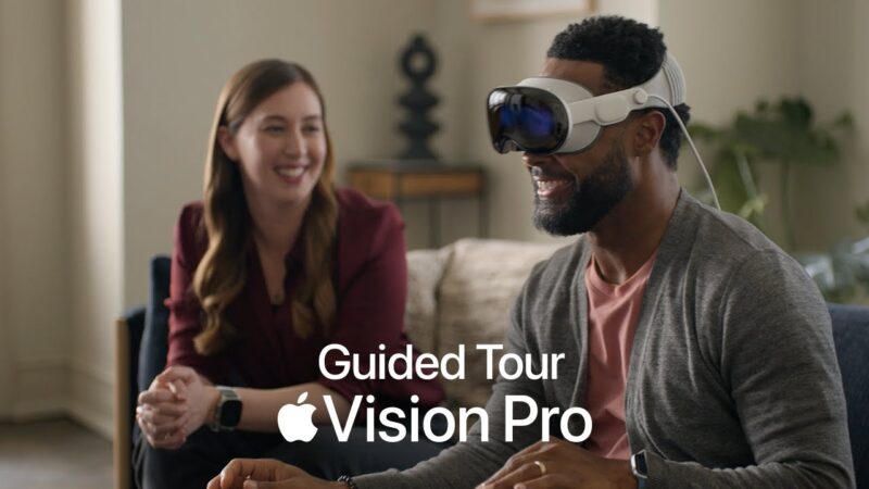 a guided tour of apple vision pr