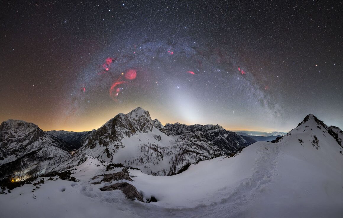 CARADHRAS – MILKY WAY ARCH ABOVE VRSIC PASS – MATEJ MLAKAR