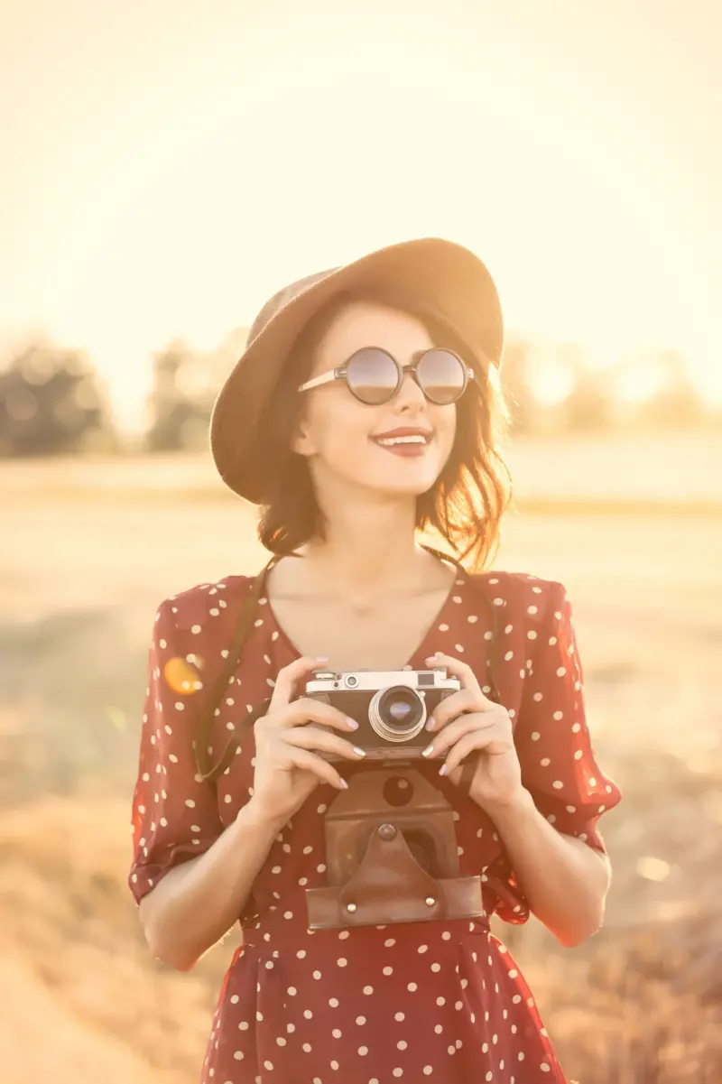 photographer wearing sunglasses