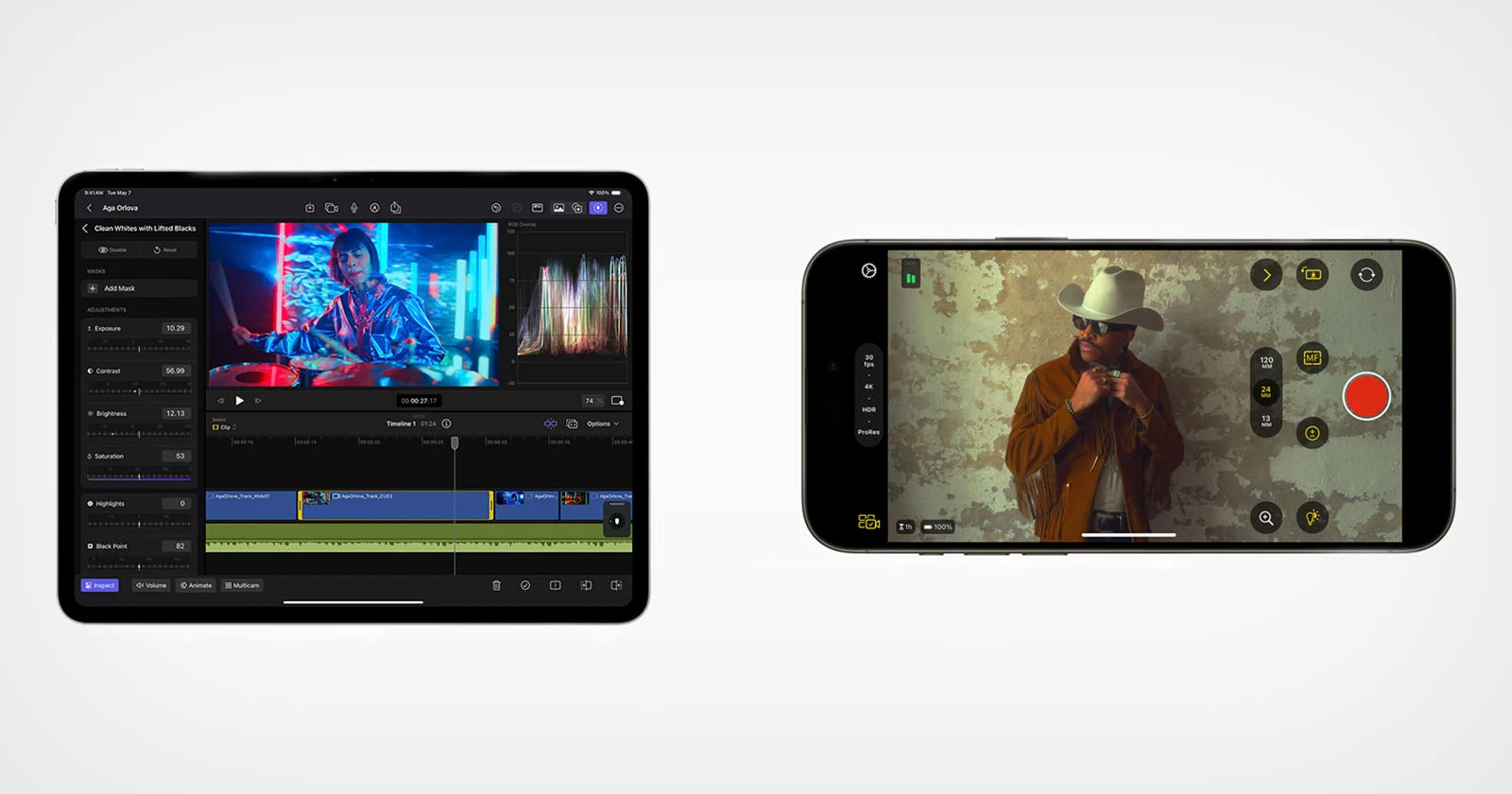 Final Cut Camera ve Final Cut Pro iPad Mac guncellemeleri