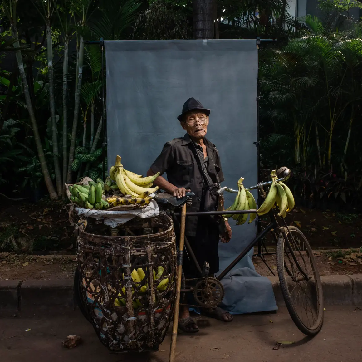 Portrait Panji Indra Permana Bicycle Street Sellers of Jakarta 2