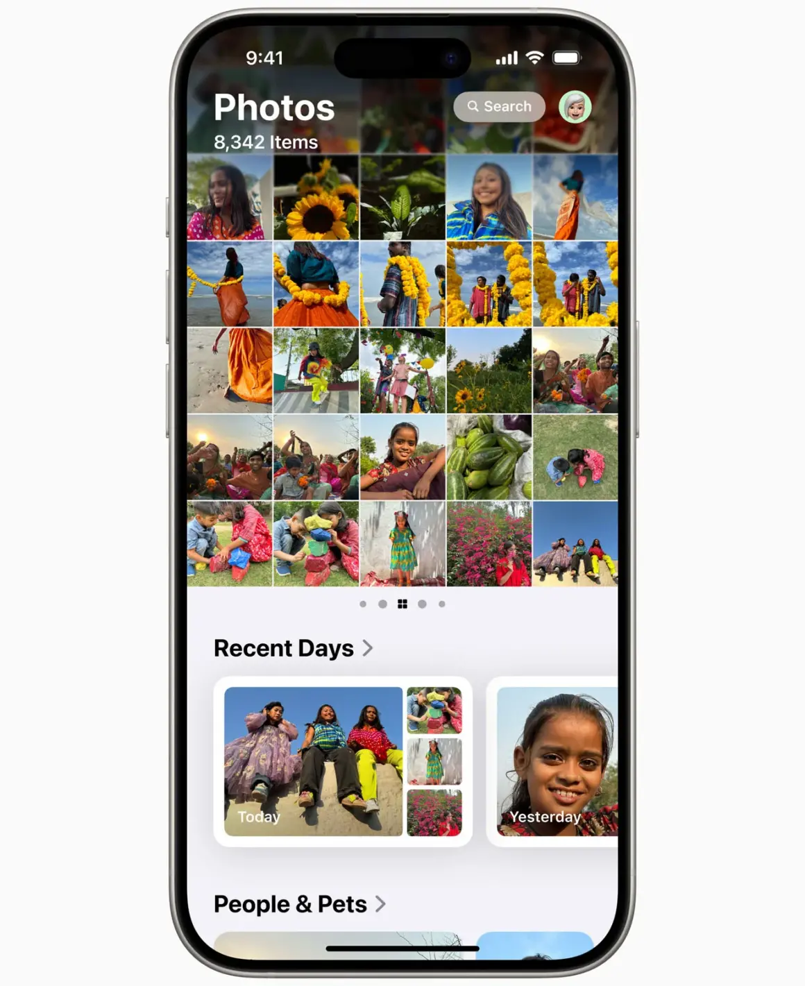 Apple WWDC24 iOS 18 Photos redesigned 240610