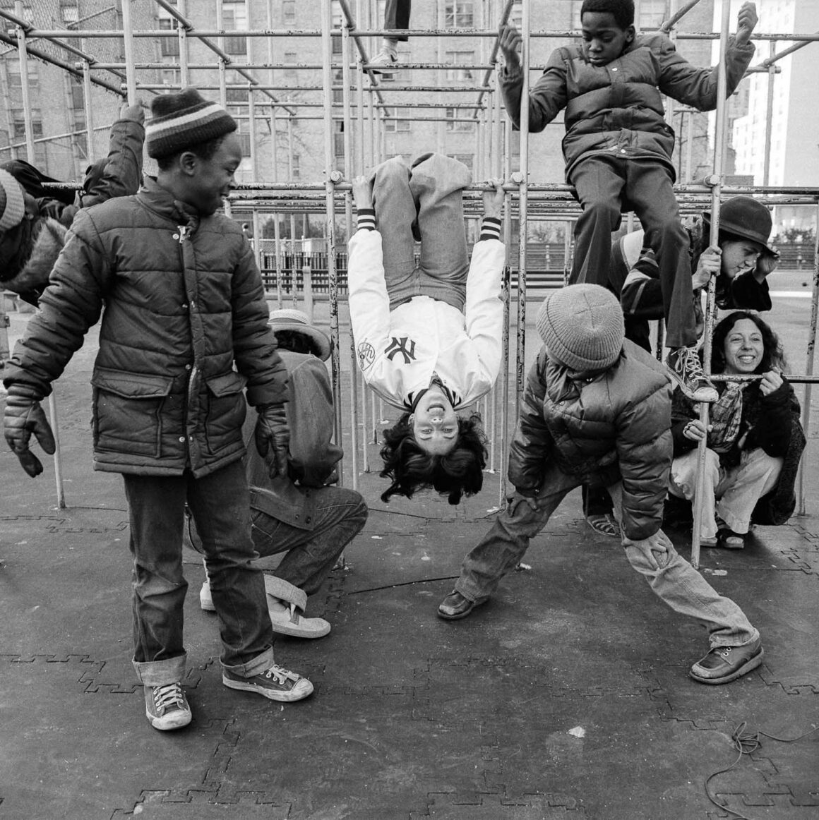 Meryl Meisler Street Walker 10 of 191980 0309 80 6 NYC JungleGym ElaineLeslie GoddardRiversidePlayground1500px