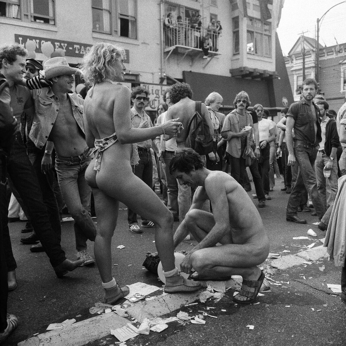 Meryl Meisler Street Walker 12 of 191979 08 CA SF CastroStFair nude w Boots 1500px