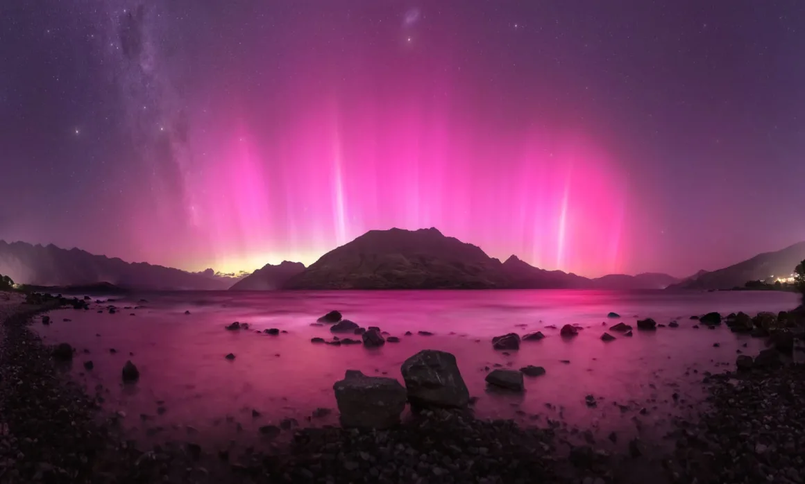 Queenstown Aurora © Larryn Rae