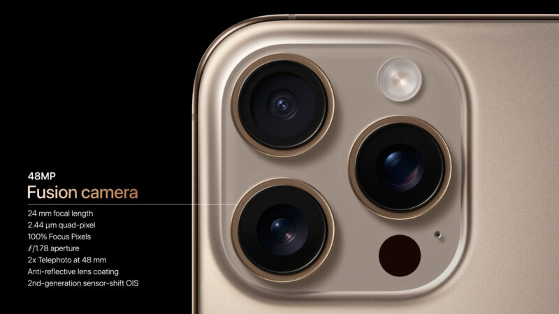 iPhone 16 Pro Main Camera Graphic