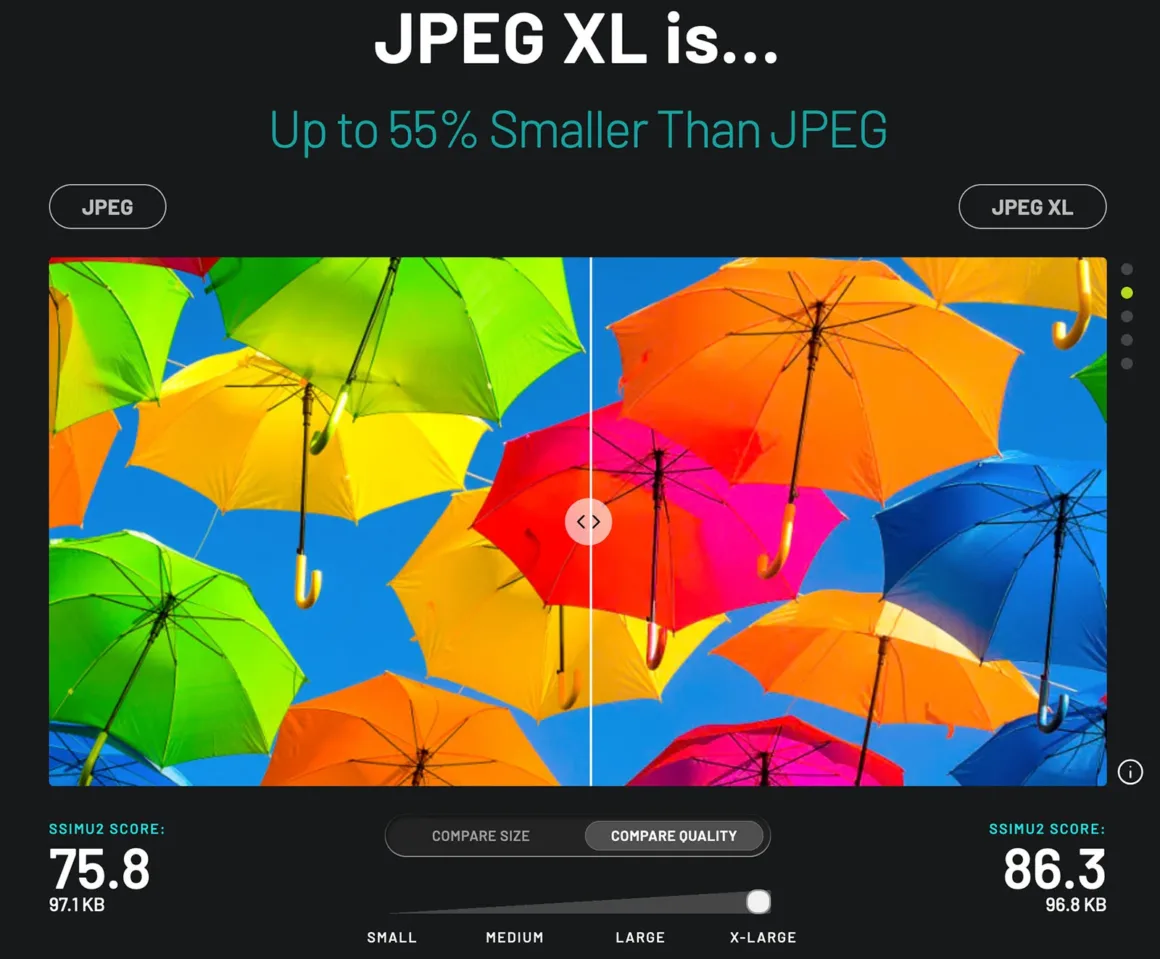 jpeg xl smaller file size