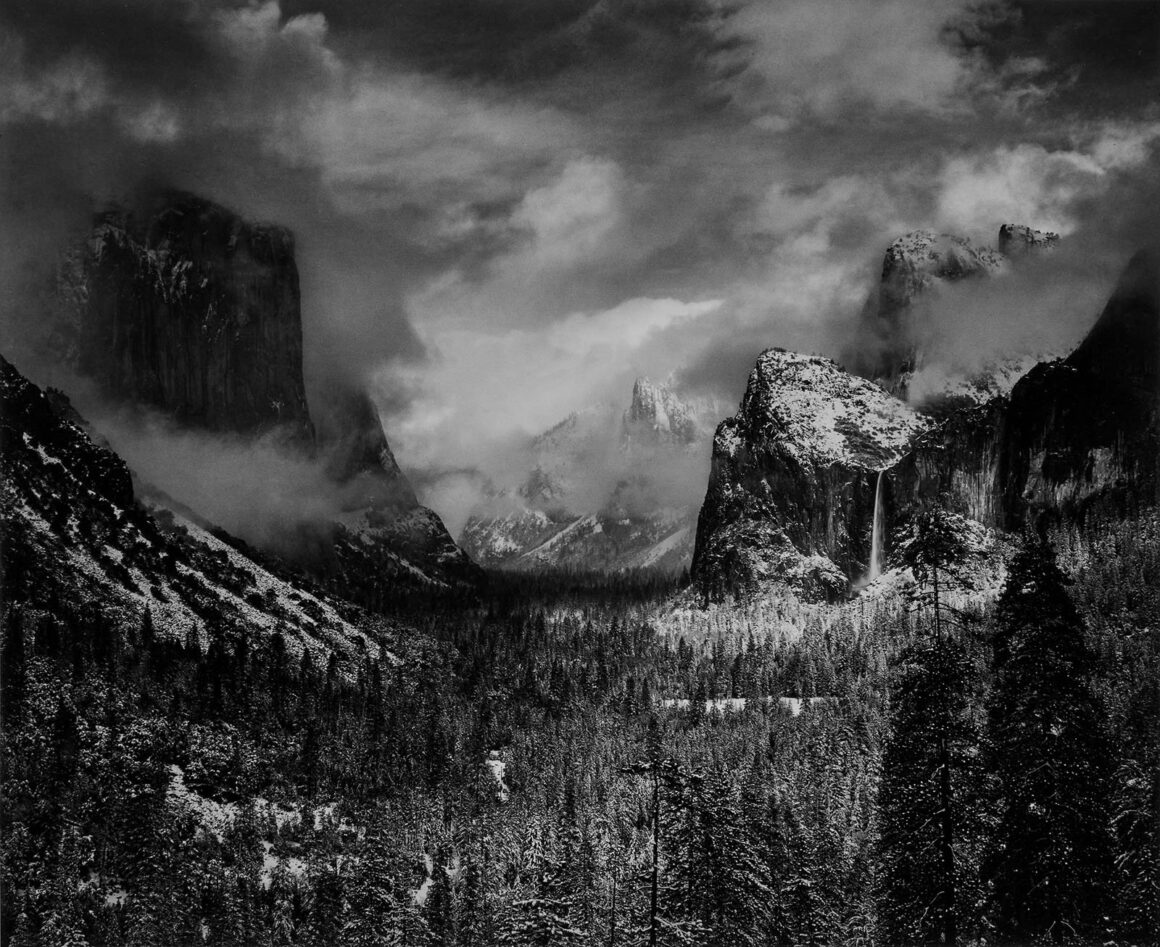 Ansel Adams Clearing Winter Storm Yosemite National Park California