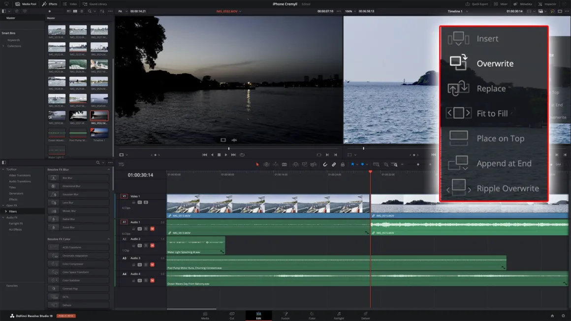 Blackmagic DaVinci Resolve 19 Ucretsiz ve Studyo incelemesi 007