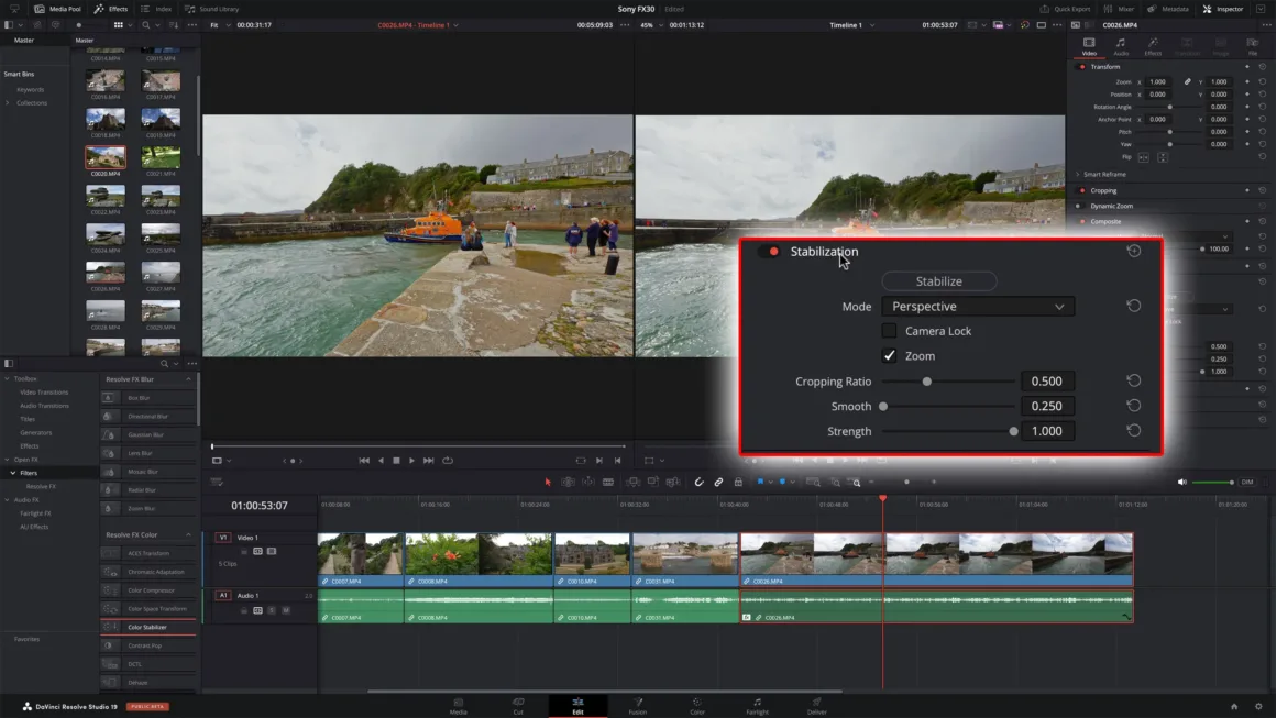 Blackmagic DaVinci Resolve 19 Ucretsiz ve Studyo incelemesi 010