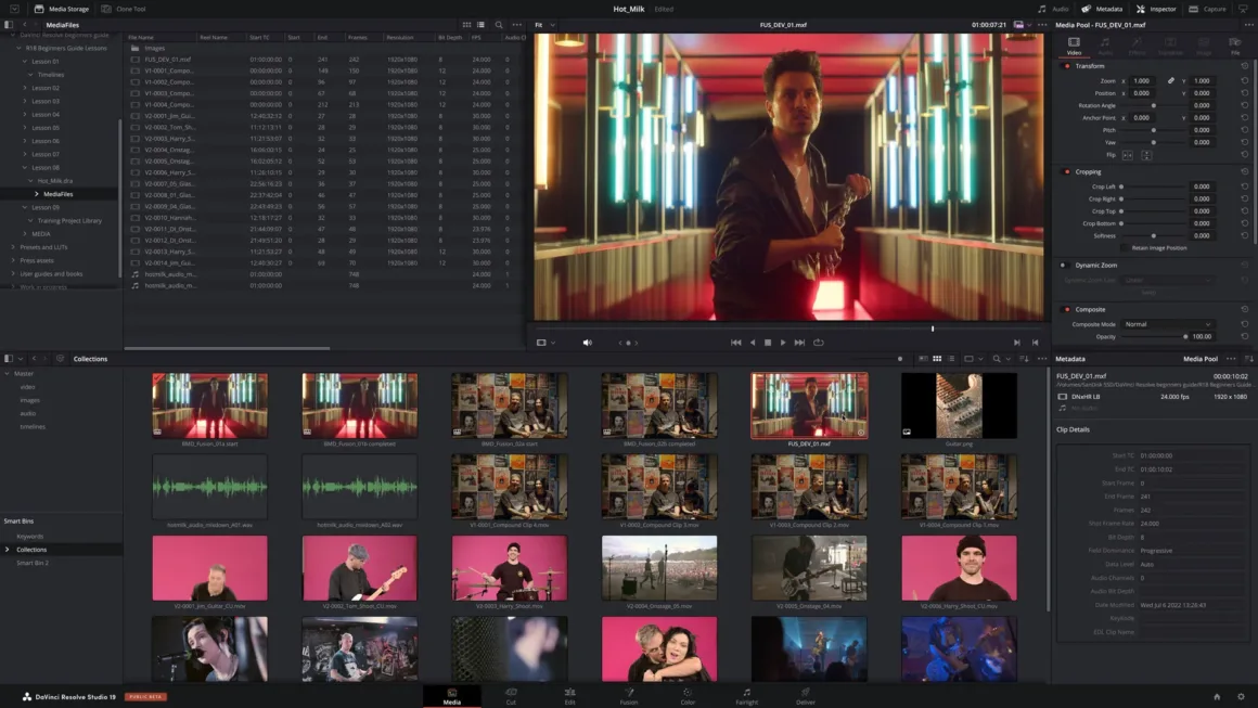 Blackmagic DaVinci Resolve 19 Ucretsiz ve Studyo incelemesi