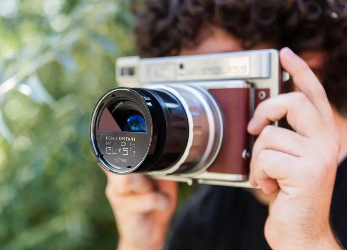 lomo instant wide glass splitzer