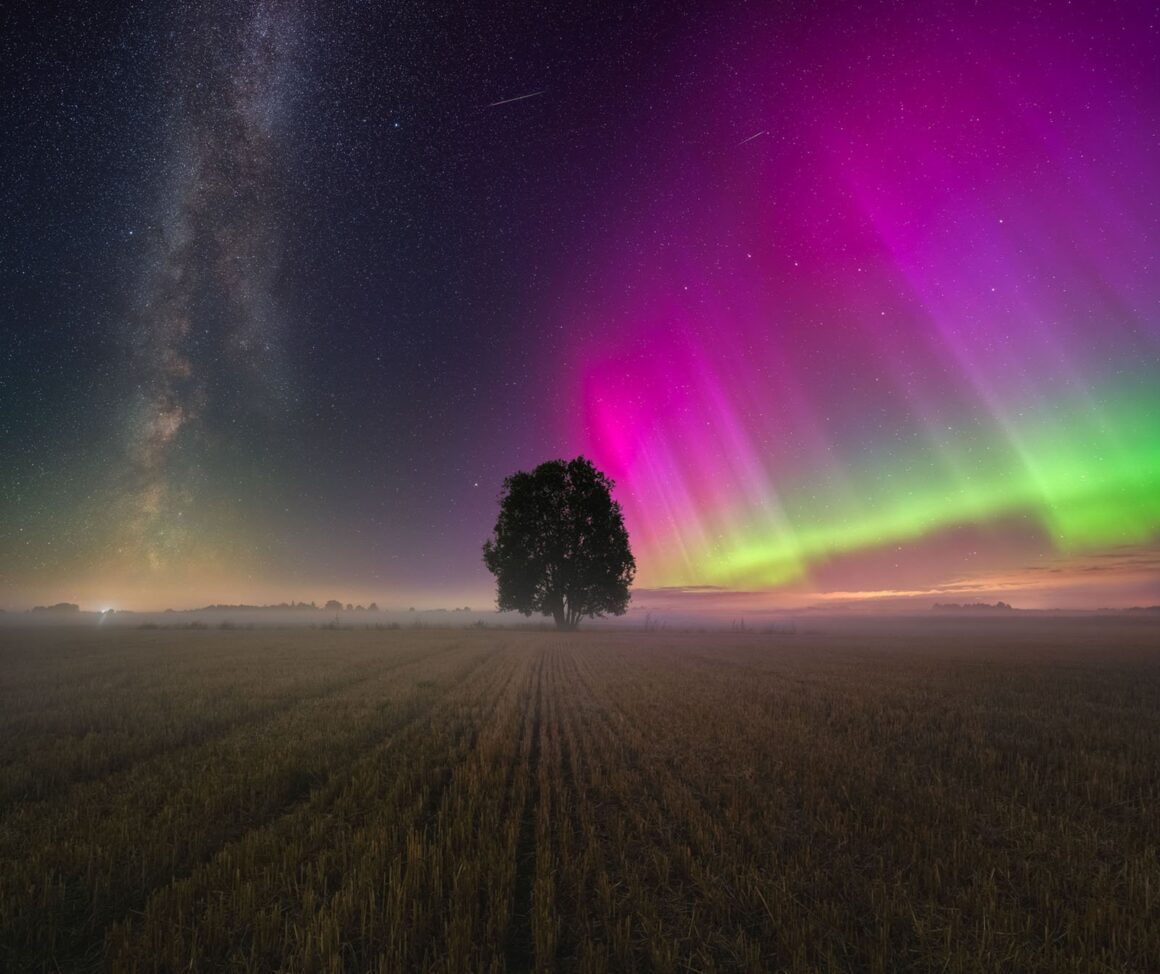 When Aurora Meets Milky Way – Janis Palulis