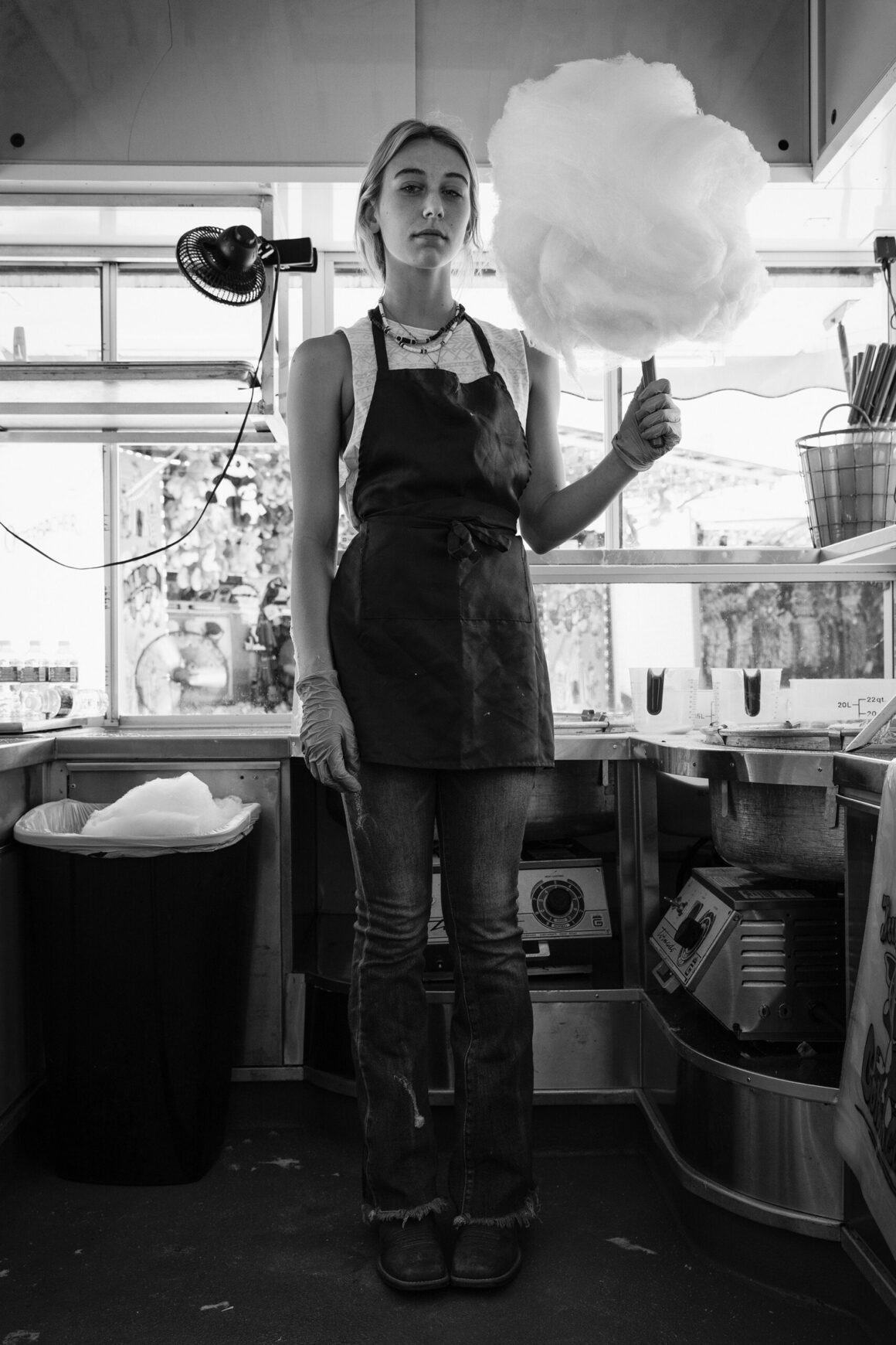 Cotton Candy Vendor. Lake Andes South Dakota