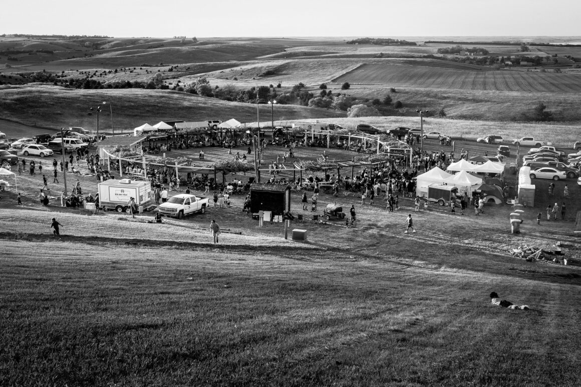 Wacipi Pow Wow Grounds. Yankton Sioux Reservation. Lake Andes South Dakota.