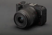 Canon EOS R50 V vs Sony ZV-E10 II 4 EOS R50 V three quarter shot 1