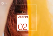 VSCO, film benzeri Lightroom ön ayarlarını geri getiriyor, ancak bir şart var 14 awhite box with red text is around the eye of a person with red hair surrounded by a yellow scarf