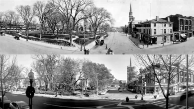 115 Yıllık Panoramik Fotoğraf Aynı Kamera ile Yeniden Çekildi 1 Morristown Then and Now