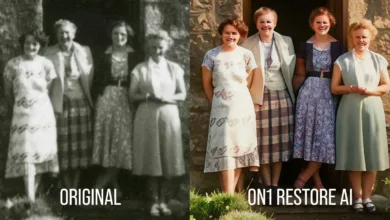ON1 Restore AI: Eski Aile Fotoğrafları Nasıl Grotesk Kâbuslara Dönüşüyor? 9 ON1 Restore AI Turns Old Family Photos into Grotesque Nightmare Fuel
