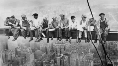 Lunch Atop a Skyscraper: Dünyanın En Ünlü Fotoğraflarından Biri Aslında Kurguydu 3 Lunch on a Beam 001